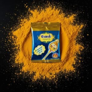 Special Turmeric Powder|Vel Brand Premium Tumeric Powder|Pack of 3 - Each 40g