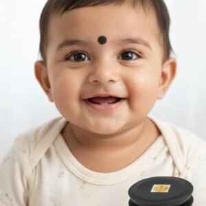Vengai Paal Pottu | Traditional Drishti Pottu |Black Bindi for Babies