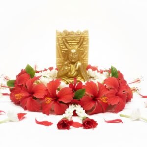 Miniature Brass Hindu Deity Idol (Shri Raghavendra Swami)| Sri Raghavendra Swami idol of 2 inches