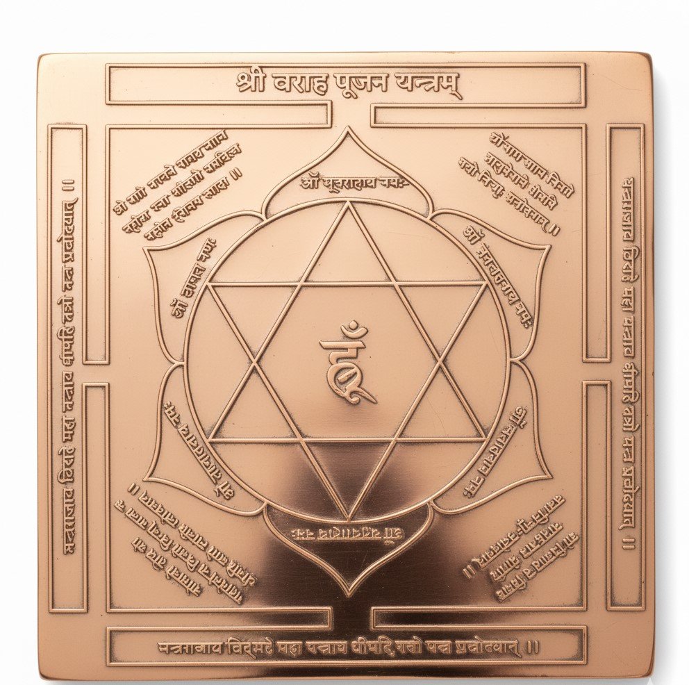 The Maha Varaha Yantra: Supreme Land & Property Protector | 3*3 inches - Image 3