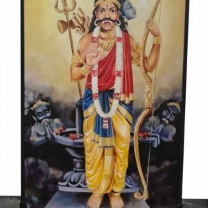 Bhootaraja Photo Frame 8×12 | HD Matt Finish | Pooja Room, Home Temple | Protective Guardian Spirit Art