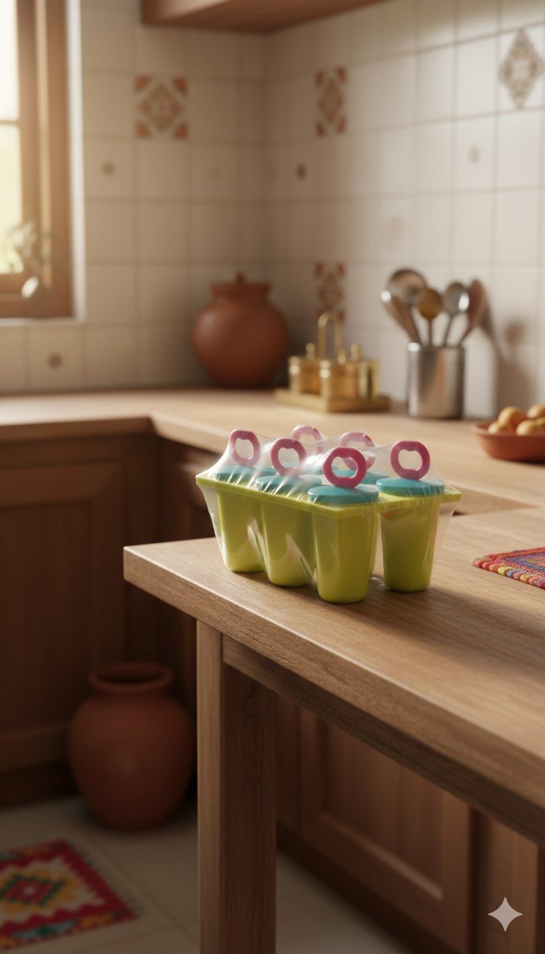 Mastercool Party Pack Kulfi Mould – 6 Cup Ice Popsicle Maker | Reusable - Image 3