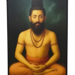 Sri Kagabujandar Siddhar HD Matt Finish Photo Frame - 8x12 Inch | Pooja Room, Home Temple | Protective Siddha Purusha