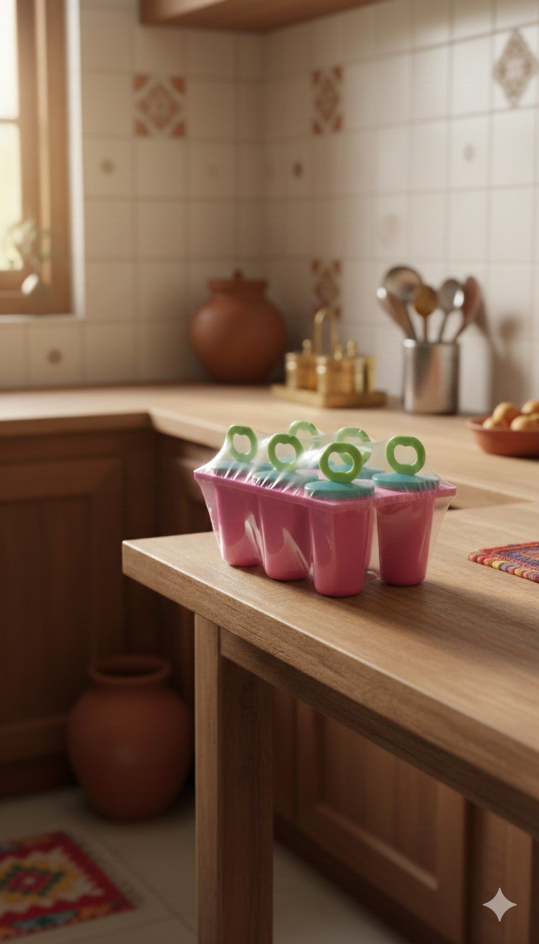 Mastercool Party Pack Kulfi Mould – 6 Cup Ice Popsicle Maker | Reusable - Image 2