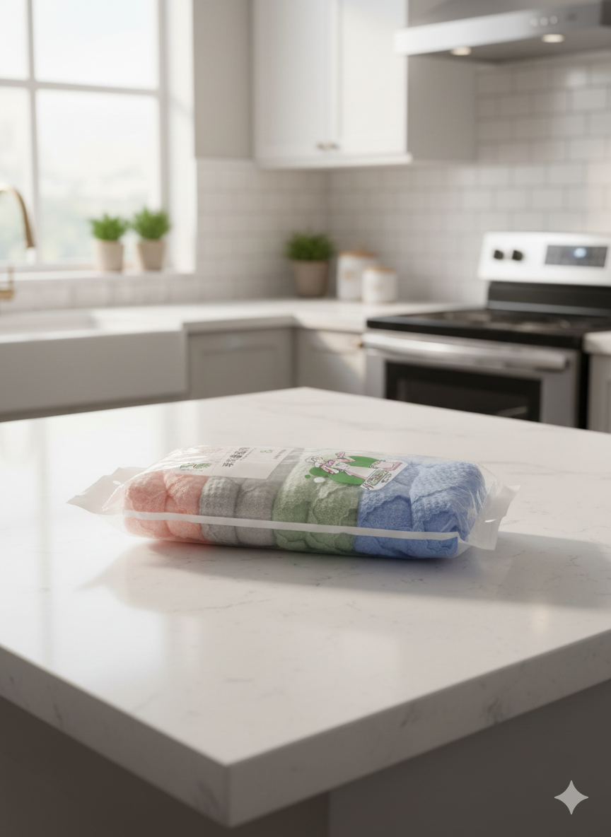 Super Soft Cleaning Towel | Kitchen & Home Use | Pack of 8