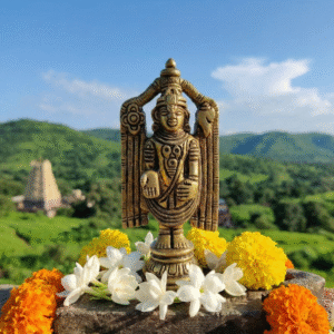 Lord Srinivasa / Venkateswara Brass Idol: Bring Tirupati's Blessings Home