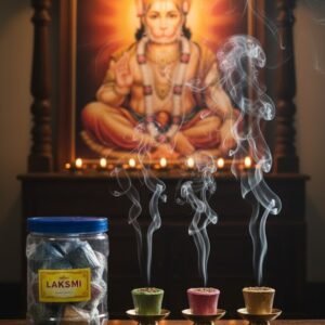 Lakshmi Natural Cup Sambrani | Pack of 24pcs | Multicolored Cups for Pooja & Relaxation