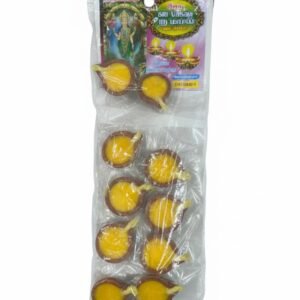 Pure Agal(Mud) Deepam – Ready-to-Use Ghee Lamps (5 Pairs)