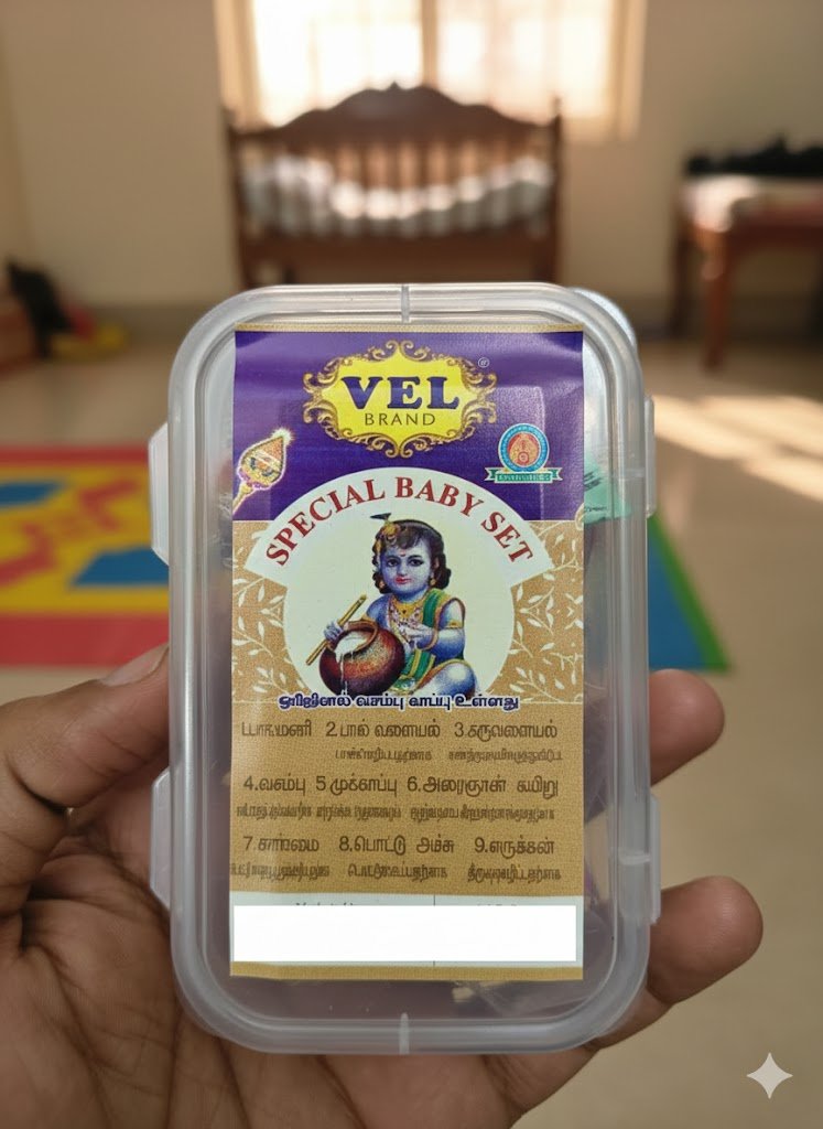 Special Baby Set – 9 items| South Indian Traditional Natural Essentials for Newborn Care - Image 4