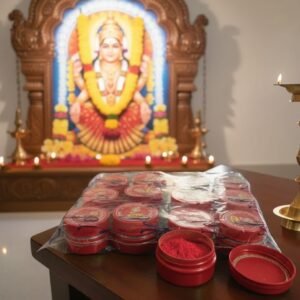 Traditional Indian Kumkum Red Color Powder -15gm | Pack of 3 pcs | Champa Thalamboo Premium Grade for Daily Worship