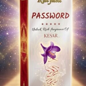 Kalyani Password Premium Kesar Incense Sticks (Agarbatti) – Rich Saffron Fragrance for Prayer & Meditation – Long-Lasting Aroma