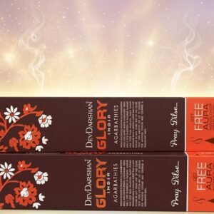 DevDarshan Glory India Premium Agarbathies Pack of 2 |Traditional Floral Fragrance for Puja & Prayer – Includes Free Aura Dhoop Cones Inside