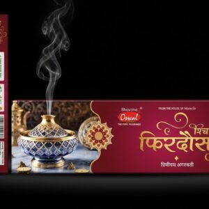 Firdous Premium Agarbatti by Oswal |Rich & Divine Fragrance for Spiritual Wellness |Pack of 2 -each(90g Pack)|