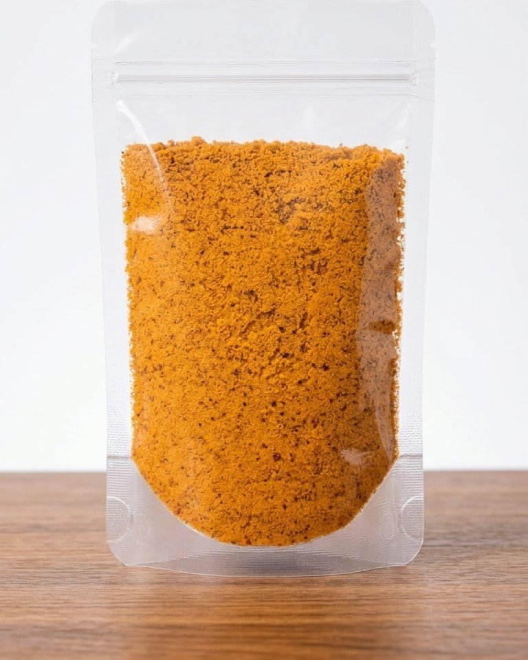 Raghavendra Stores Copra Podi (Dry Coconut Powder) – Traditional South Indian Idly & Dosa Side Dish | Ready Mix for Copra Rice | Homemade Taste | 100g(without garlic) - Image 3