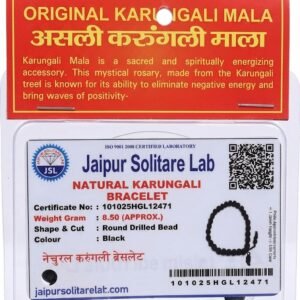 Original Karungali Bracelet- Certified Natural Ebony Wood Beads |Jaipur Solitare Lab Certified