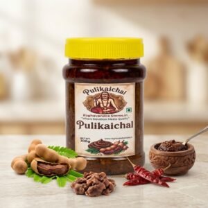 Traditional Pulikaichal (Tamarind Rice Paste) | Homemade South Indian Puliyodarai Mix | No Preservatives | Temple Style Puliyodarai Paste-300g