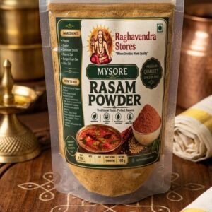 Traditional Homemade Mysore Rasam Powder (100g) – Authentic South Indian Spice Blend | Premium Quality Mysore Rasam Powder| No Preservatives