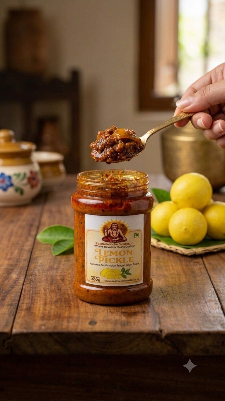 Authentic South Indian Lemon Pickle (300g) | Traditional Home-Style | Premium Quality - Image 2