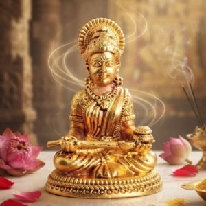 Pure Brass Annapoorni | Divine Brass Annapoorni Idol | Pooja Idol Annapoorni -2.5 inches