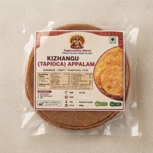 Homemade Kizhangu (Tapioca) Appalam 200g | Traditional Tapioca Papad | Crispy South Indian Snack | FSSAI Certified