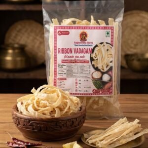 Traditional Ribbon Vadagam | Homemade Sun-Dried Rice Fryums | Homemade Ribbon Vadagam -250g