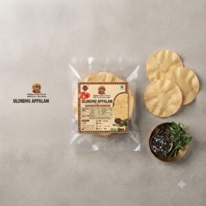 Homemade Ulundhu Appalam 300g | Traditional Urad Dal Papad | Crispy South Indian Appalam | FSSAI Certified (Copy)