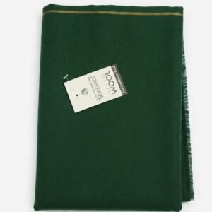 Premium Woolen Dhavali (Dhabali) | The Sovereign Vastra of Purity | Green Dhavali 4 m Length|Madi Vastra(Dhoti)