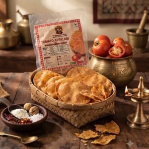 Homemade Tomato Appalam 200g | Traditional South Indian Tomato Papad | Crispy & Flavorful | FSSAI Certified