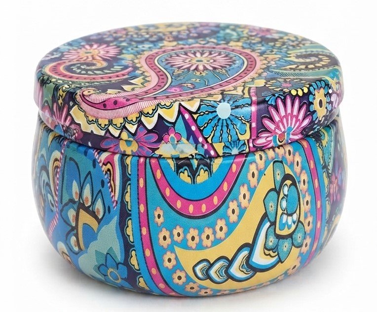 Printed Decorative Gift Box – Pack of 6 | Colorful Small Boxes for Navaratri Golu, Thamboolam & Return Gifts - Image 2