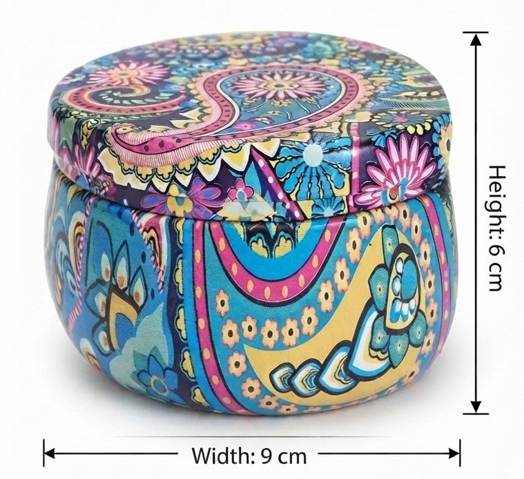 Printed Decorative Gift Box – Pack of 6 | Colorful Small Boxes for Navaratri Golu, Thamboolam & Return Gifts - Image 3