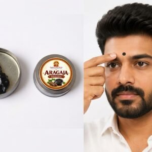 Raghavendra Stores Pure Traditional Aragaja Original Paste | Aragaja Black Tilak - Pack of 2 - Each 10g